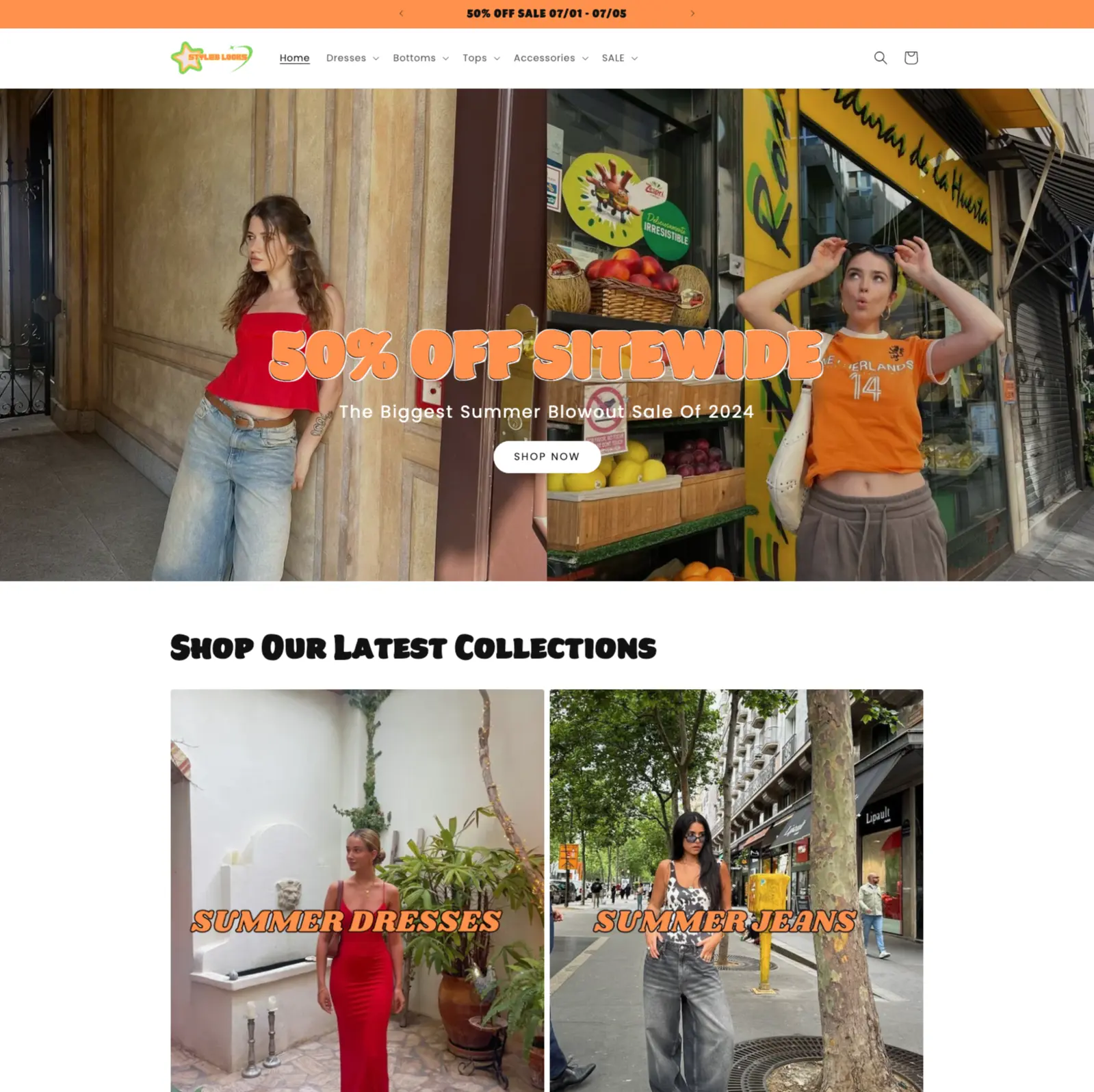 thumbnail for styled looks website